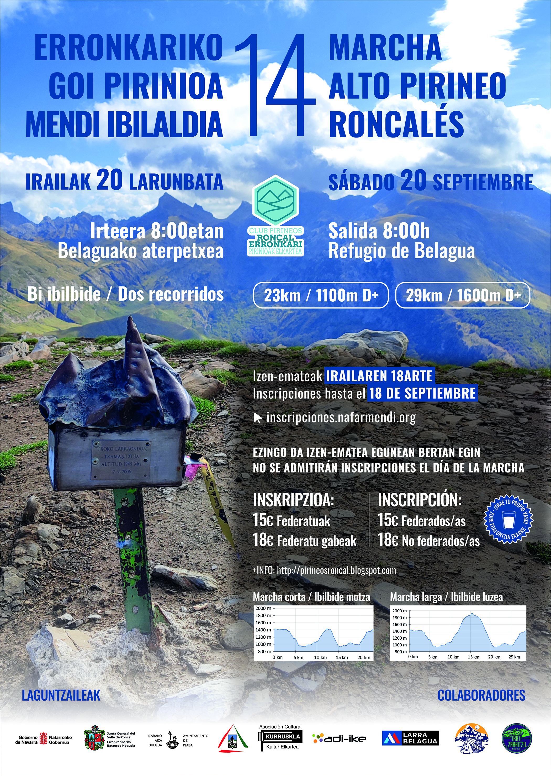 14ª MARCHA ALTO PIRINEO RONCALÉS 